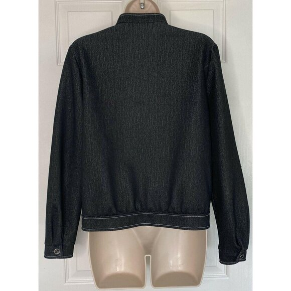 Vintage 70's KoKo Knits of CA Blue jean Polyester Size vtg 10 Pockets dark wash - Picture 4 of 8